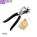 6 Sizes Revolving Leather Belt Hole Punch Plier